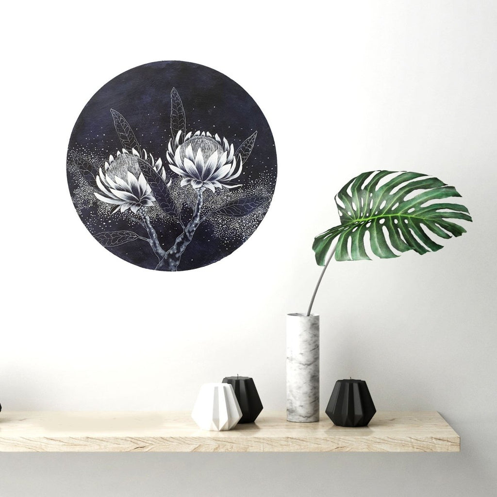 Australian Native Wildflower Porthole Painting No 1 - Artista Style