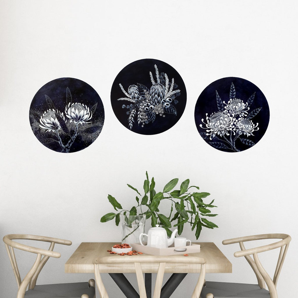 Australian Native Wildflower Porthole Painting No 1 - Artista Style