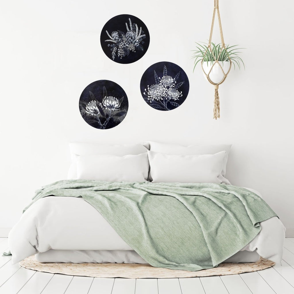 Australian Native Wildflower Porthole Painting No 1 - Artista Style