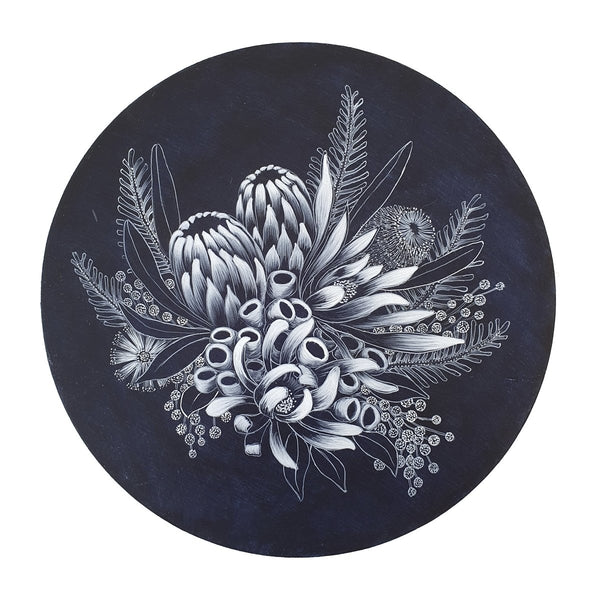 Australian Native Blooms Porthole Painting No 28 - Artista Style