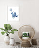 Blue Spotted fish Watercolour Art Print Coastal Boho Australian Style - Artista Style