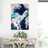 Imaginarium No.2 Blue Turquoise Pink Semi Abstract Painting 60 x 90 cms - Artista Style