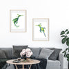 SET OF 2 ART PRINTS WEEDY SEADRAGONS - Artista Style