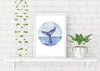 Whale Tail painting Art Print No 3 - Artista Style