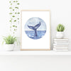 Whale Tail painting Art Print No 3 - Artista Style